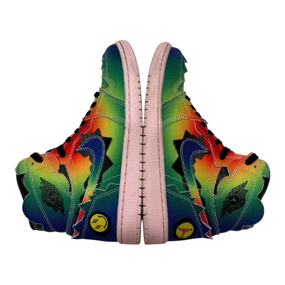Jordan 1 High J Balvin Retro Goat Colorful Athletic Sneaker Shoes SZ 9